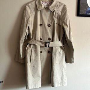 Loft petite medium size trench coat beige color. Light weight